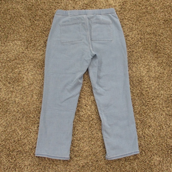 J. Jill Jeans Women's Medium Light Wash Slim Leg Ankle Pull On‎ Stretch Denim - Picture 2 of 8